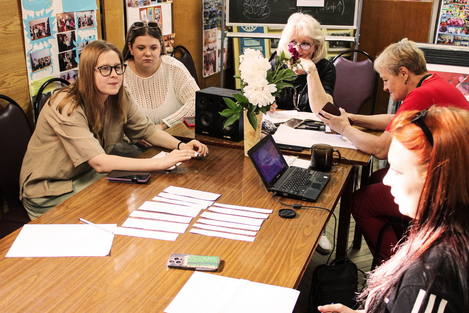 На экзамене