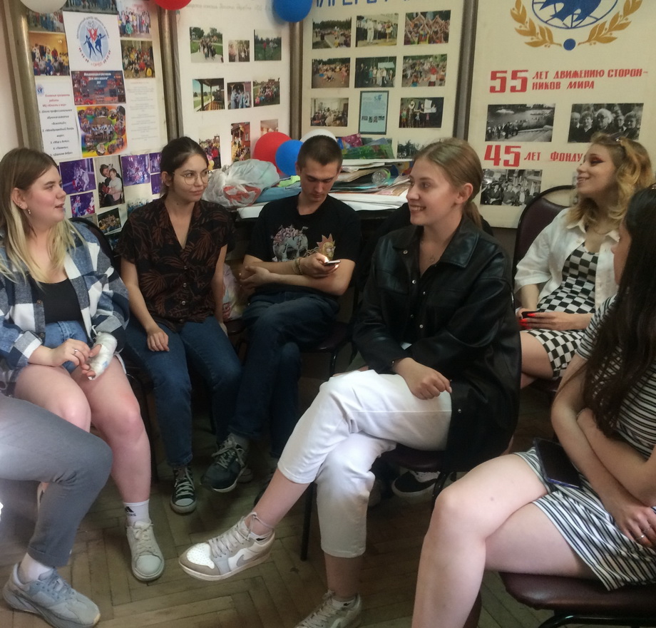 На тренинге