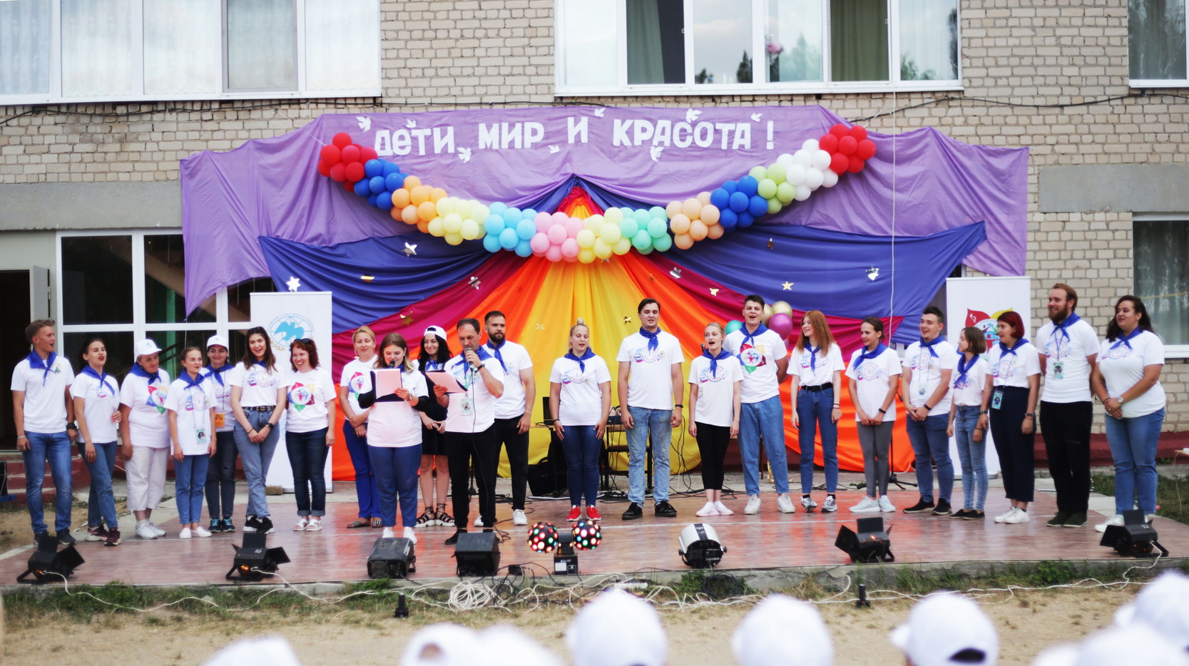 На открытии Международной фестивальной смены, 2021 год